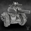 Tabletop Terrain Miniature Steamguard Battle Tank