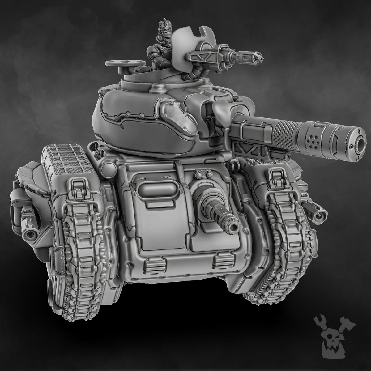 Tabletop Terrain Miniature Steamguard Battle Tank