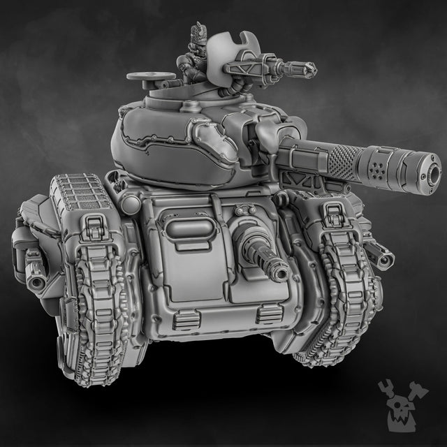 Tabletop Terrain Miniature Steamguard Battle Tank
