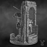 Tabletop Terrain Miniature Steamguard Cavalry Lord Commissar