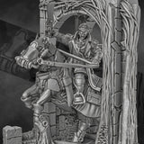 Tabletop Terrain Miniature Steamguard Cavalry Lord Commissar