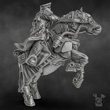 Tabletop Terrain Miniature Steamguard Cavalry Lord Commissar