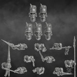 Tabletop Terrain Miniature Steamguard Cavalry x5