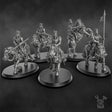 Tabletop Terrain Miniature Steamguard Cavalry x5
