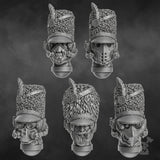 Tabletop Terrain Miniature Steamguard Command Squad x5