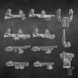 Tabletop Terrain Miniature Steamguard Command Squad x5