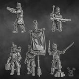 Tabletop Terrain Miniature Steamguard Command Squad x5