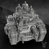 Tabletop Terrain Miniature Steamguard Heavy Battle Tank Yaris