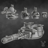 Tabletop Terrain Miniature Steamguard Heavy Battle Tank Yaris