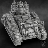 Tabletop Terrain Miniature Steamguard Heavy Battle Tank Yaris