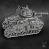 Tabletop Terrain Miniature Steamguard Heavy Battle Tank Yaris