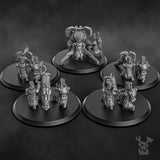 Tabletop Terrain Miniature Steamguard Heavy Weapons Team