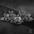 Tabletop Terrain Miniature Steamguard Heavy Weapons Team
