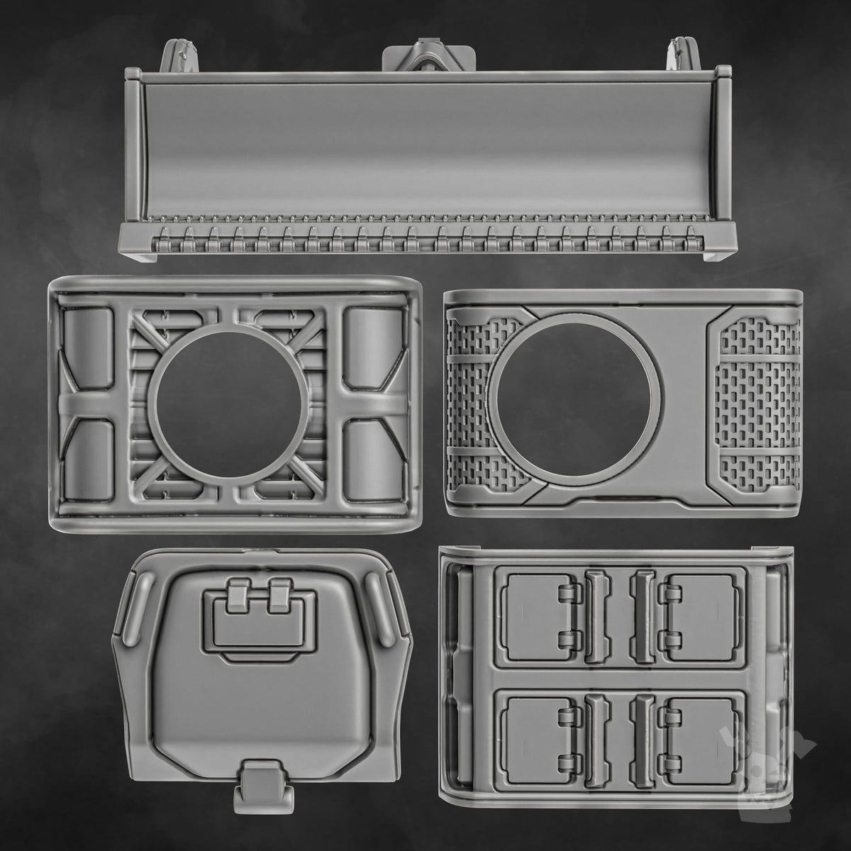 Tabletop Terrain Miniature Steamguard Light APC