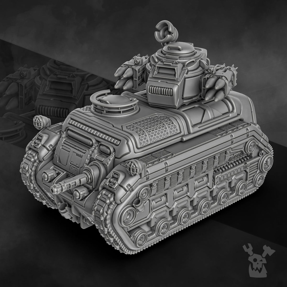 Tabletop Terrain Miniature Steamguard Light APC