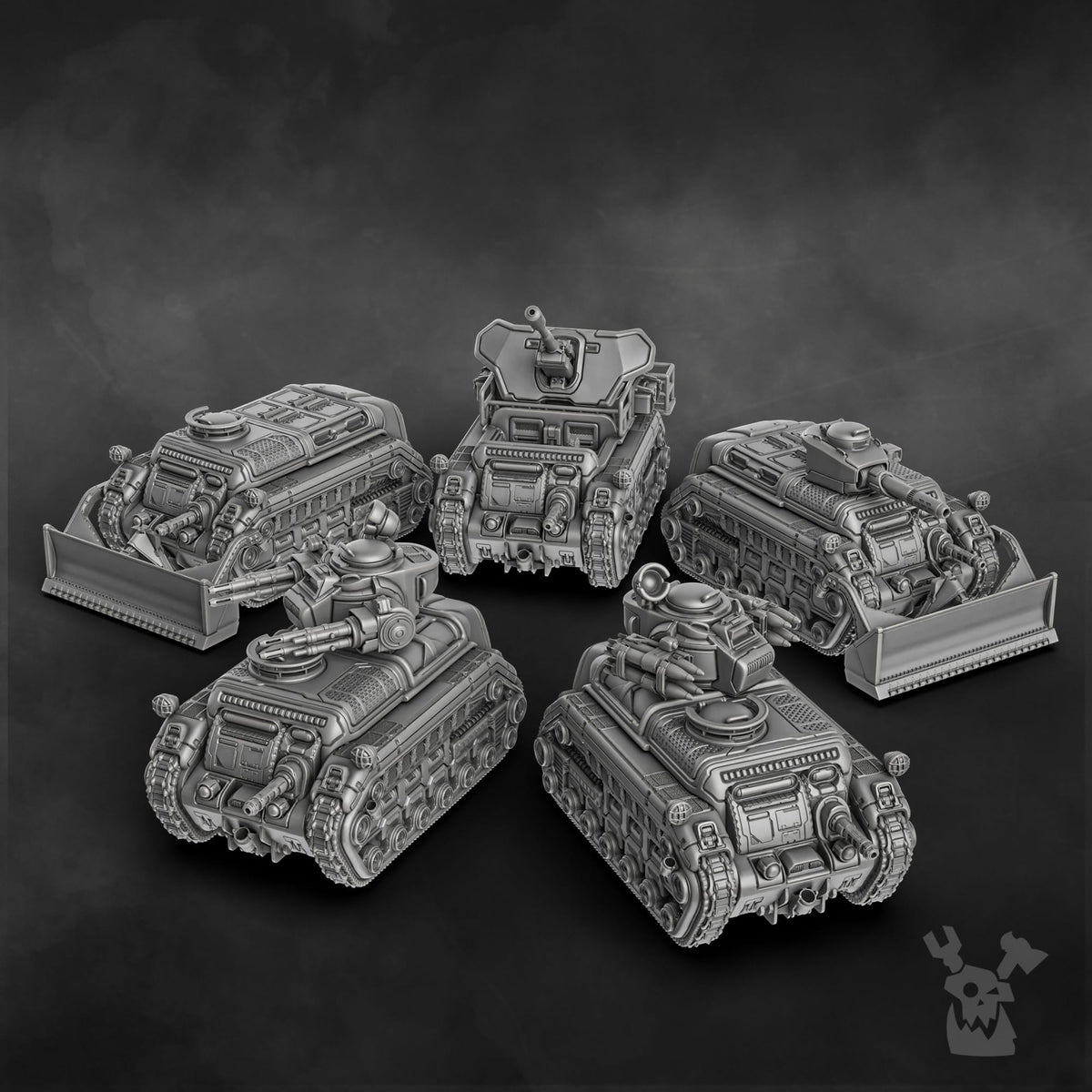 Tabletop Terrain Miniature Steamguard Light APC
