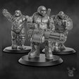 Tabletop Terrain Miniature Steamguard Ogre Squad