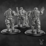 Tabletop Terrain Miniature Steamguard Ogre Squad
