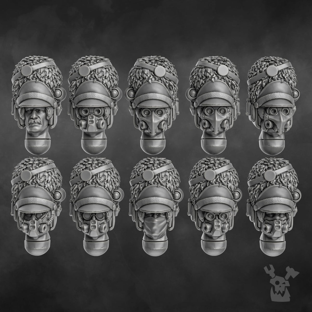Tabletop Terrain Miniature Steamguard Stormtroopers Squad build-kit