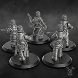 Tabletop Terrain Miniature Steamguard Stormtroopers Squad build-kit