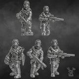 Tabletop Terrain Miniature Steamguard Stormtroopers Squad build-kit