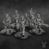 Tabletop Terrain Miniature Steamguard Stormtroopers Squad build-kit