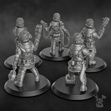 Tabletop Terrain Miniature Steamguard Stormtroopers Squad build-kit