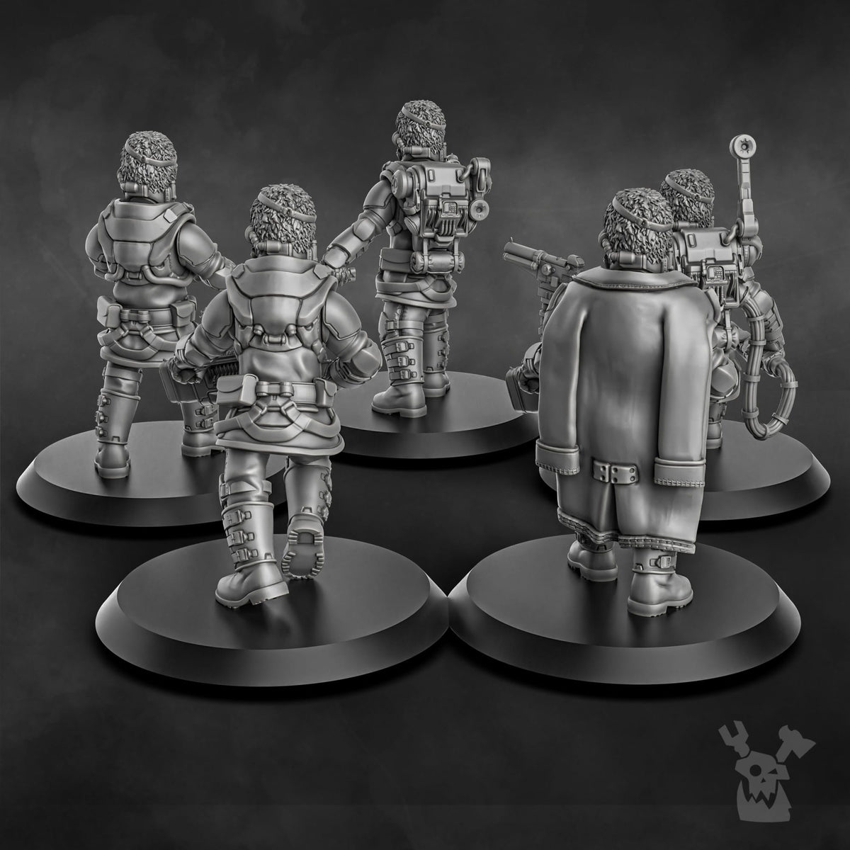 Tabletop Terrain Miniature Steamguard Stormtroopers Squad build-kit