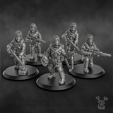 Tabletop Terrain Miniature Steamguard Stormtroopers Squad build-kit