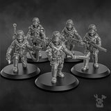 Tabletop Terrain Miniature Steamguard Stormtroopers Squad build-kit