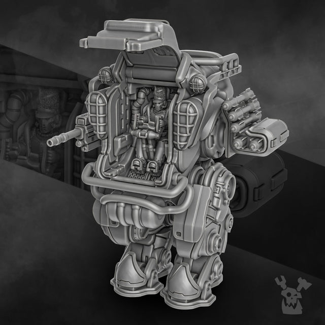 Tabletop Terrain Miniature Steamguards Heavy Walker