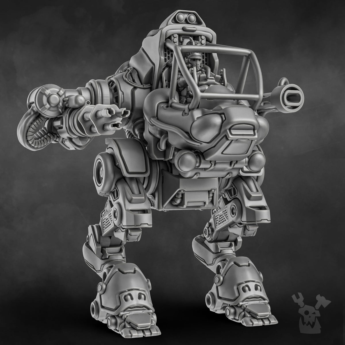 Tabletop Terrain Miniature Steamguards Light Walker