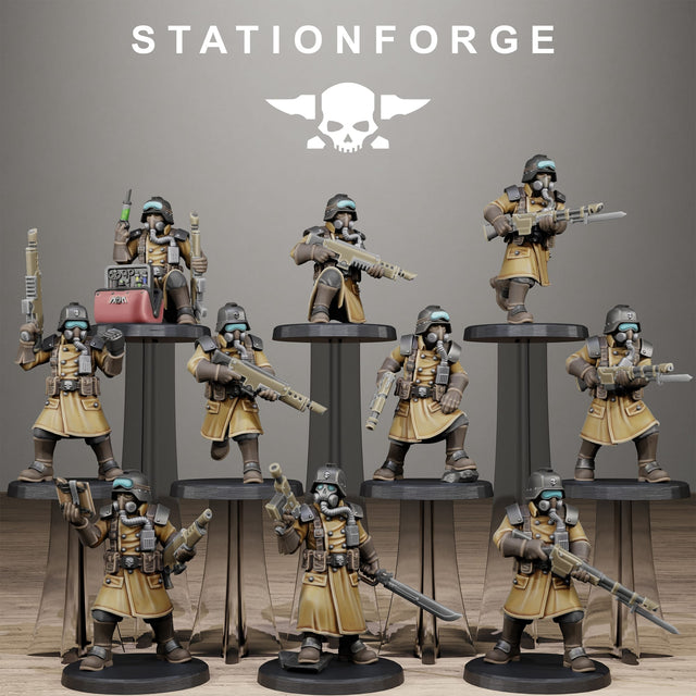 Tabletop Terrain Miniature SteelGuard Militants