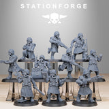 Tabletop Terrain Miniature SteelGuard Militants