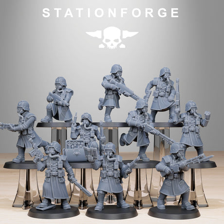 Tabletop Terrain Miniature SteelGuard Militants