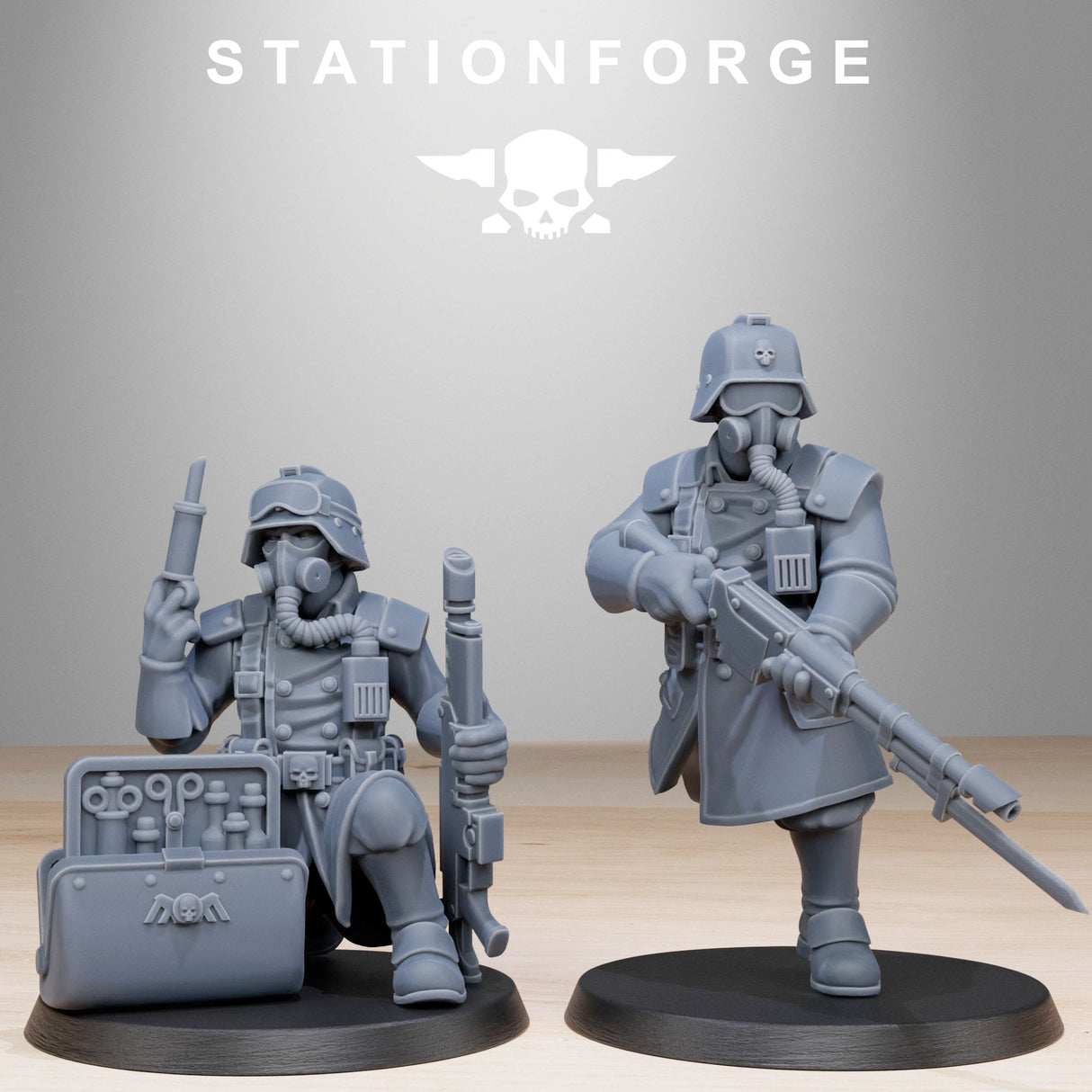 Tabletop Terrain Miniature SteelGuard Militants