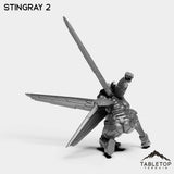Tabletop Terrain Miniature Stingray