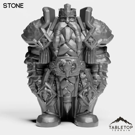 Tabletop Terrain Miniature Stone Dwarf Leader