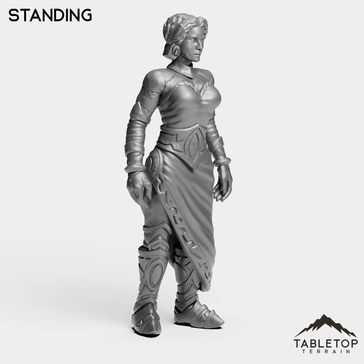 Tabletop Terrain Miniature Stone Maiden