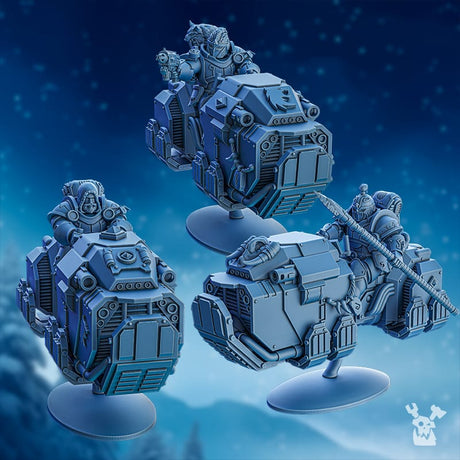 Tabletop Terrain Miniature Stormbringers Bike Squad