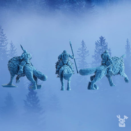 Tabletop Terrain Miniature Stormbringers Wolfriders Squad