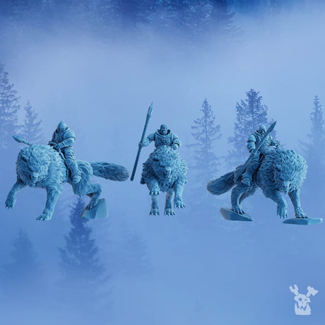 Tabletop Terrain Miniature Stormbringers Wolfriders Squad
