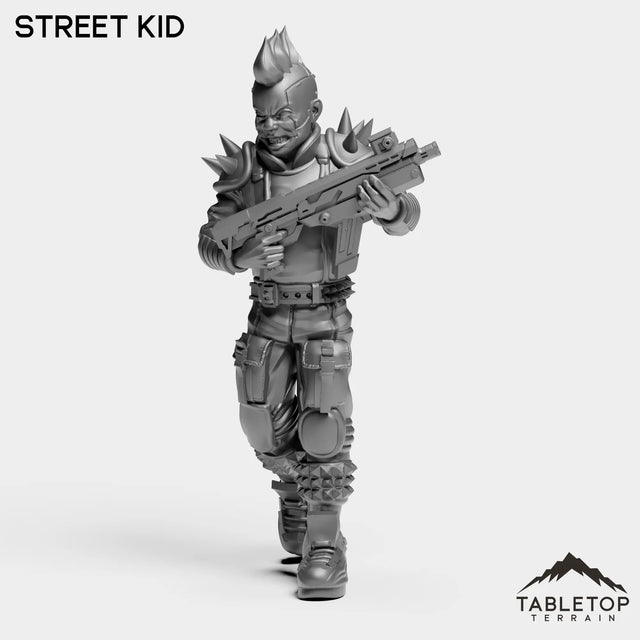 Tabletop Terrain Miniature Street Kid - Micromachines Corp