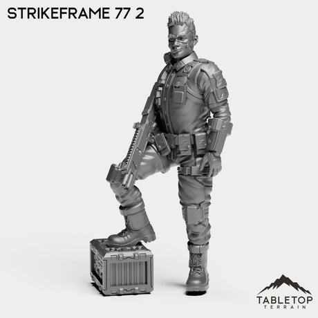 Tabletop Terrain Miniature StrikeFrame 77 2 Strike Frame - Channel 77