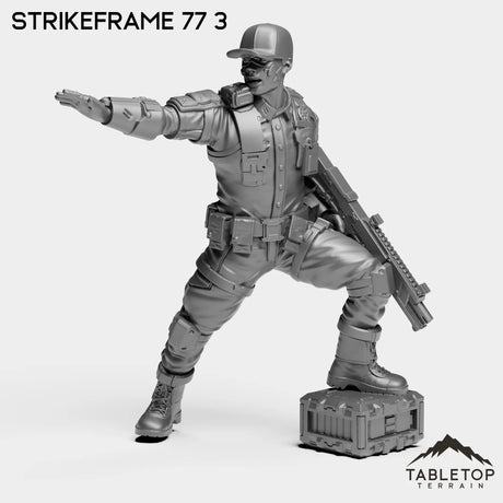Tabletop Terrain Miniature StrikeFrame 77 3 Strike Frame - Channel 77
