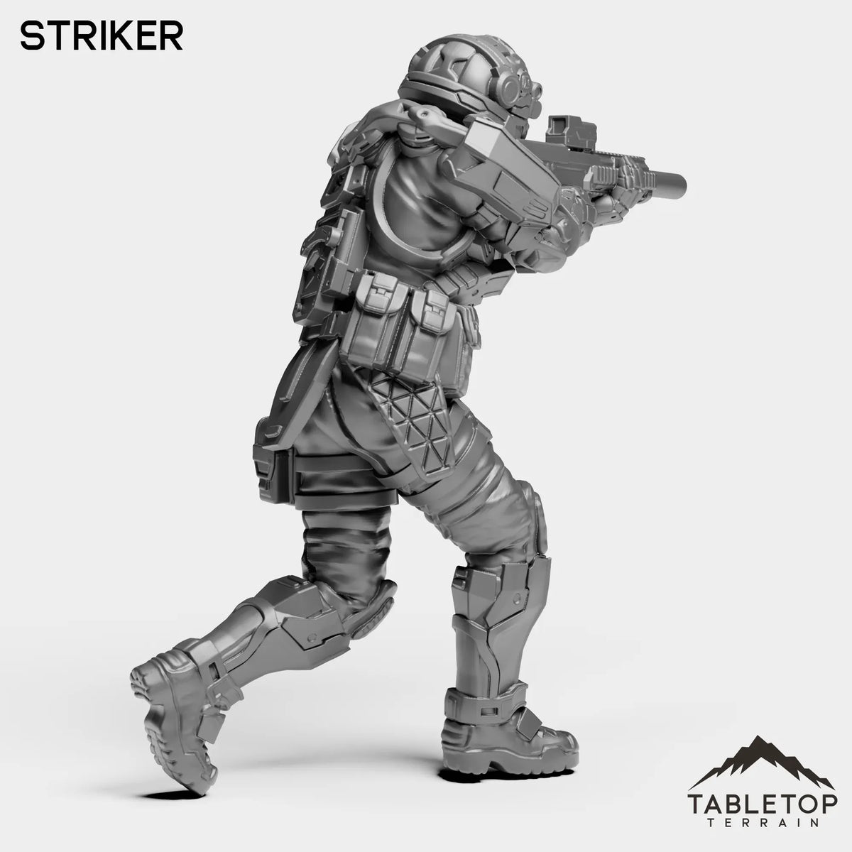 Tabletop Terrain Miniature Striker - Black Stone Commandos