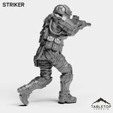 Tabletop Terrain Miniature Striker - Black Stone Commandos