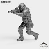 Tabletop Terrain Miniature Striker - Black Stone Commandos