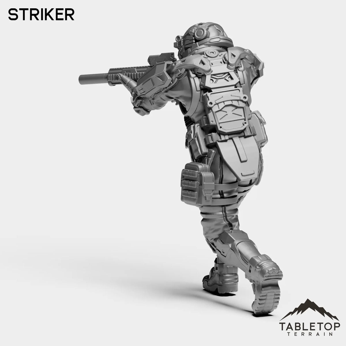 Tabletop Terrain Miniature Striker - Black Stone Commandos