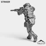 Tabletop Terrain Miniature Striker - Black Stone Commandos